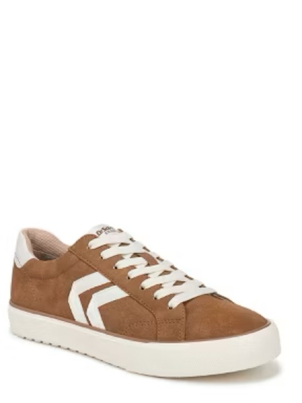 Dr. Scholls  Suede Sneaker in Brown with White Accents